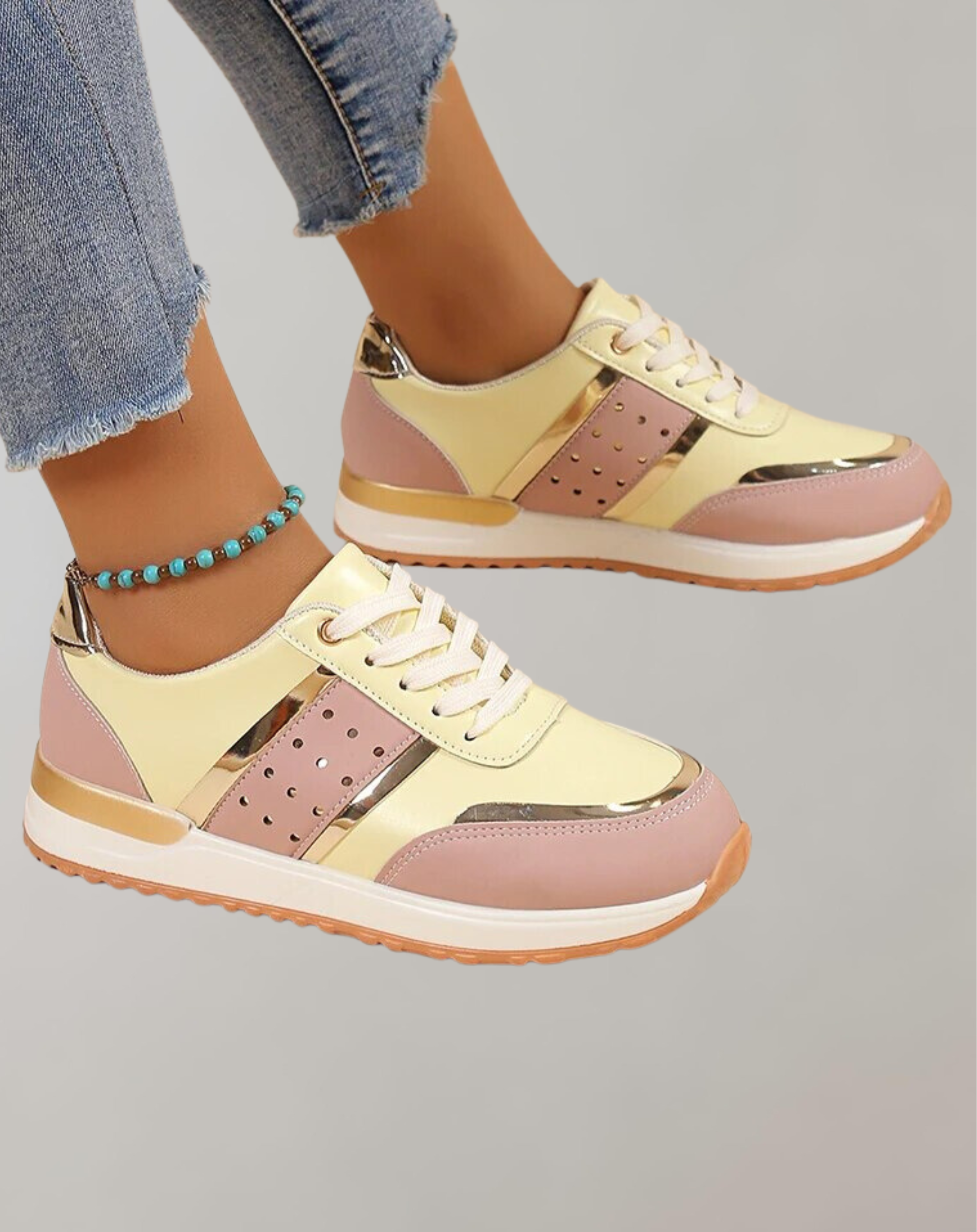WW | Turnschuhe Schuhe Leder Patchwork
