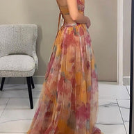 WW | Enchant My Love Print Maxi Kleid