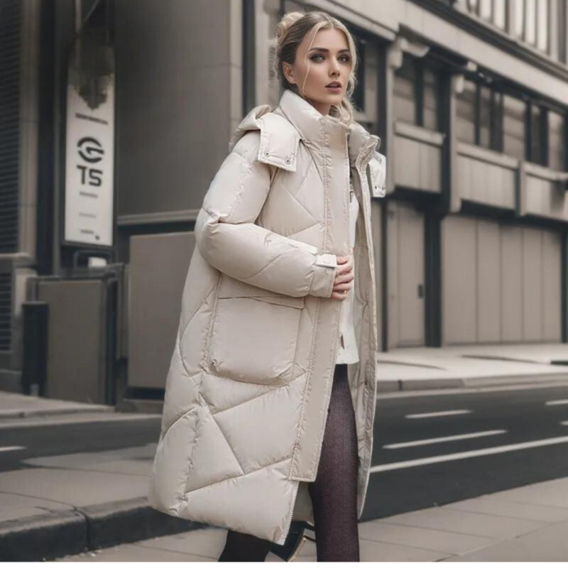 WW | Lange Jacke Für Frauen Winter Warm