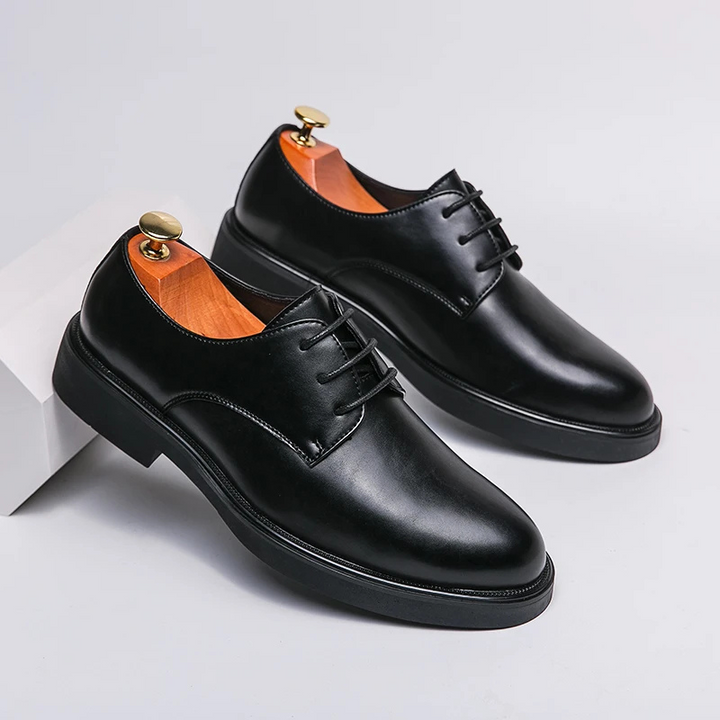 W&W Mode | Elegante Herrenschuhe Aus Leder Mit Schnürung Und Rutschfester Sohle