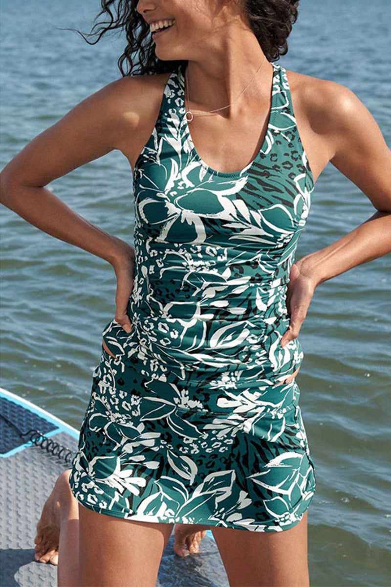 WW Grünes Tankini-Set