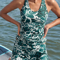 WW Grünes Tankini-Set