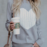 Lässiger und entspannter Winterpullover