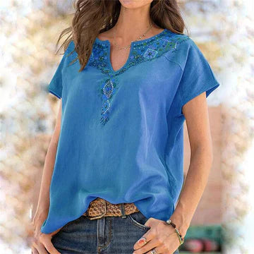 WW | Geblümte Boho Bluse