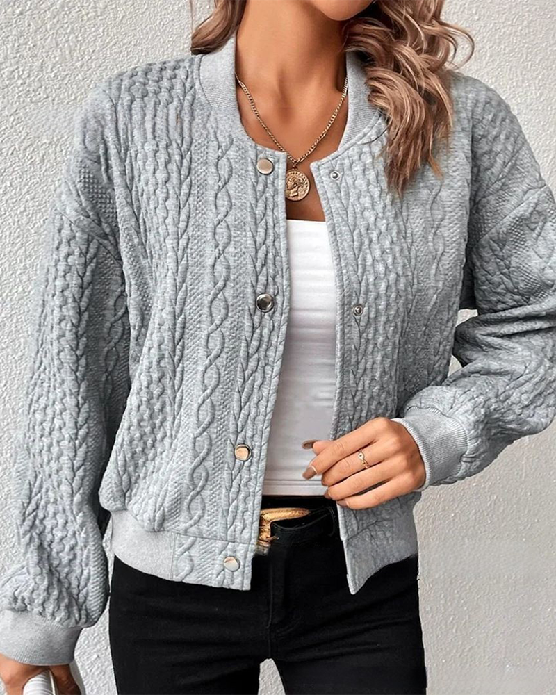 W&W - Strickjacke mit Knöpfen