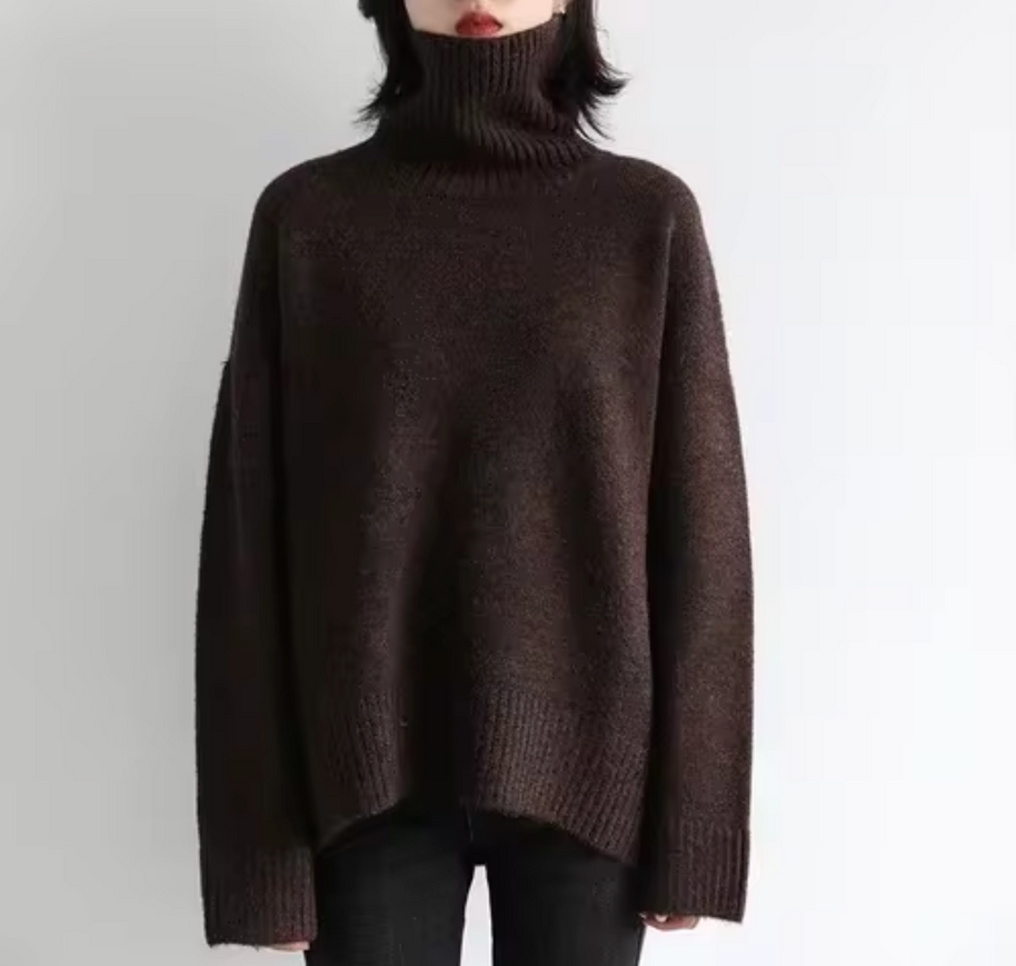 Lockerer Rollkragenpullover