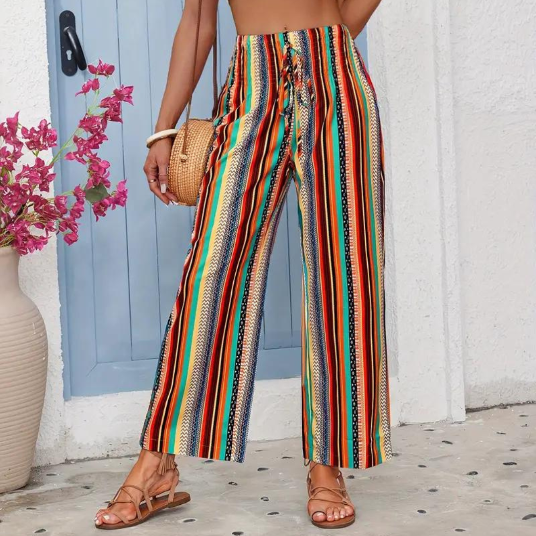 Hose | Stilvolle Damen-Hose mit Kordelzug für den täglichen Gebrauch