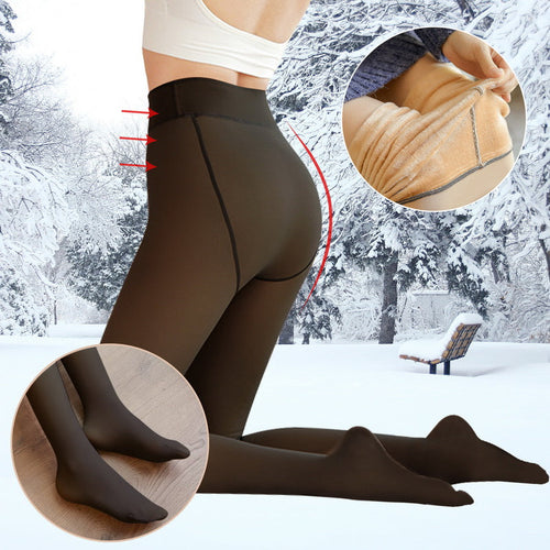 W&W Mode | Warme Superstretch Plüschstrumpfhose