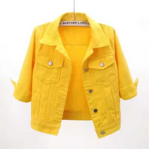 W&W Mode | Bunte Denimjacke