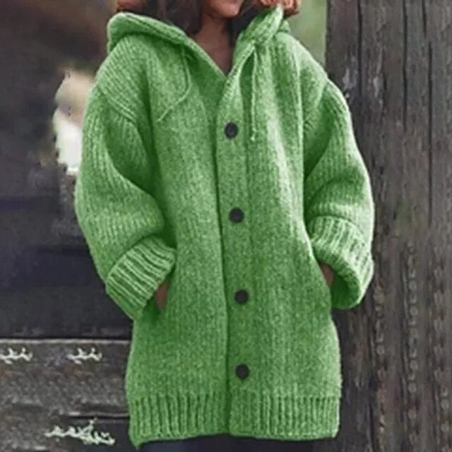 WW | Lange Kapuzenjacke