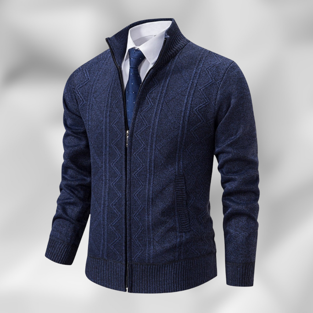 WW | Professionelle Business Strickjacke mit Kragen