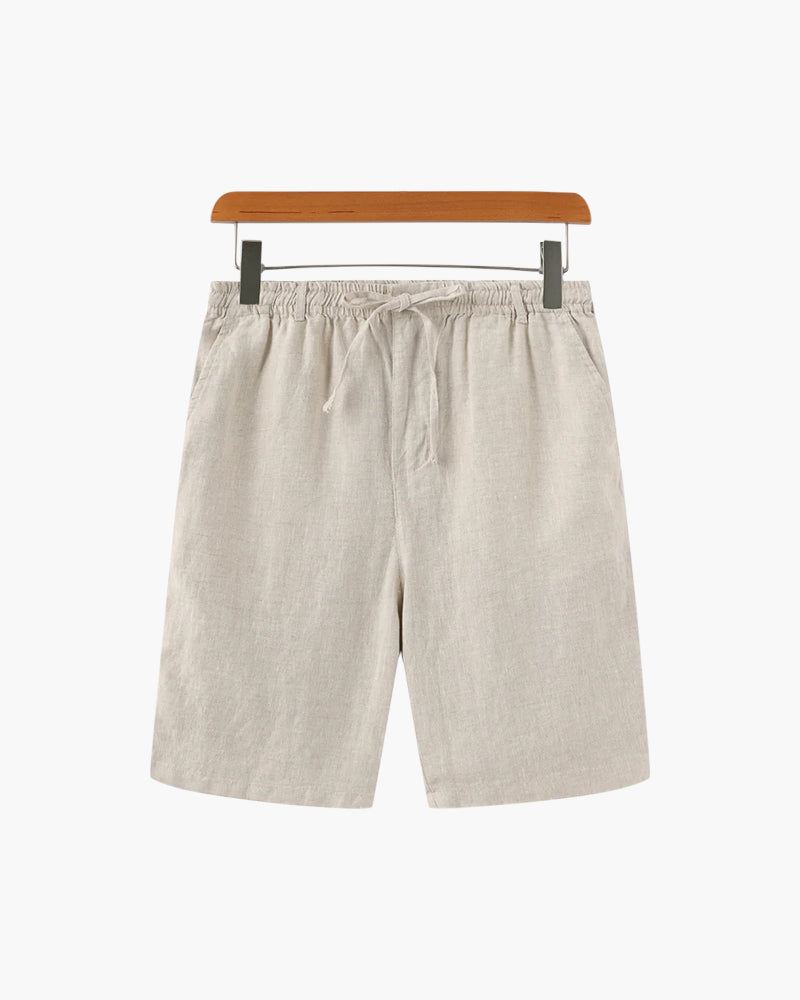 WW | Lightweight Herren Sommer Leinen Shorts Mit Kordelzug
