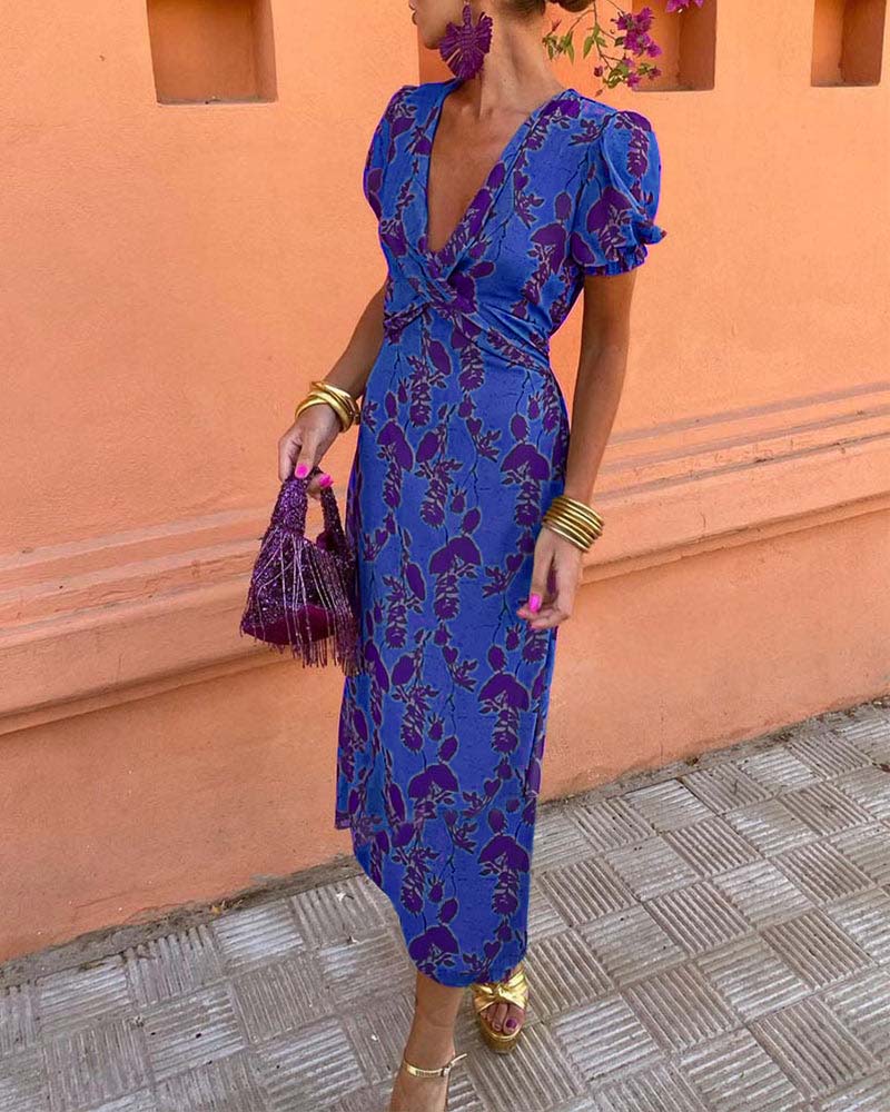 WW | Zeitloses Midi-Kleid mit Ärmeln