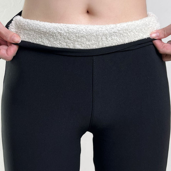 W&W Mode | Liebliche Fleece Hohe Taille Wollleggings