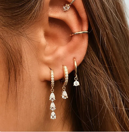 WW | Elegante Ohrringe Satz