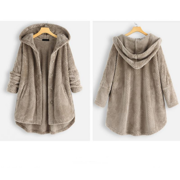 W&W Mode | Stylische, Superweiche Fleece-Kapuzenjacke