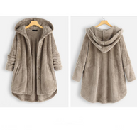 WW | Stylische, Superweiche Fleece-Kapuzenjacke