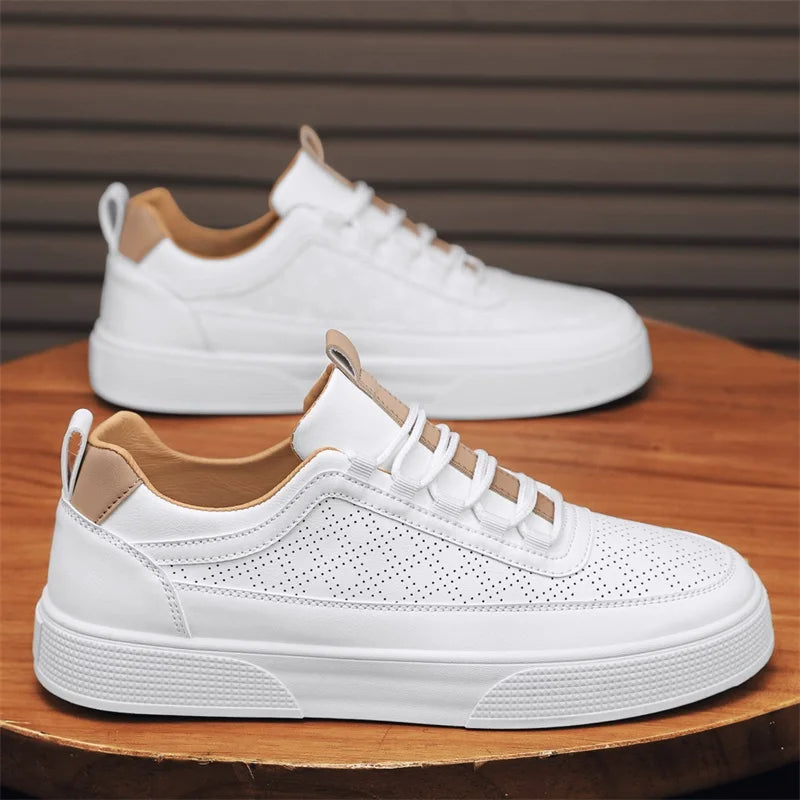WW | Luxe Leder Sneakers Für Herren