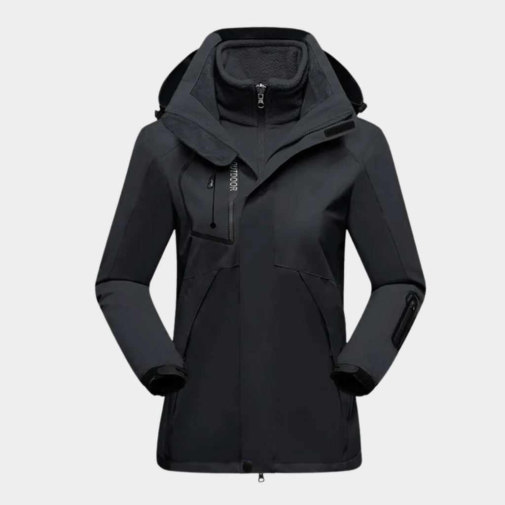 WW | Lange Jacke Für Frauen Wasserabweisend