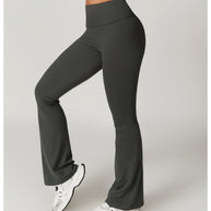 WW | Stylische Fitness Hohe Taille Flare Yoga-Hose