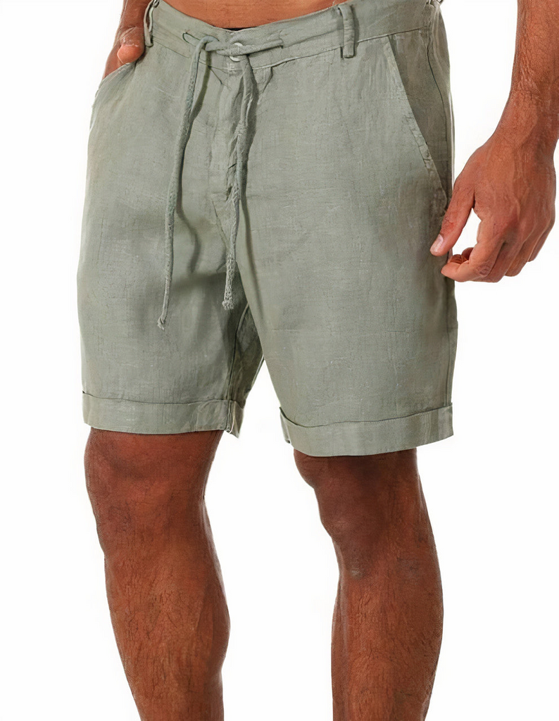 WW | Herren Leinen Sommer Shorts Kurze Hose Für Männer