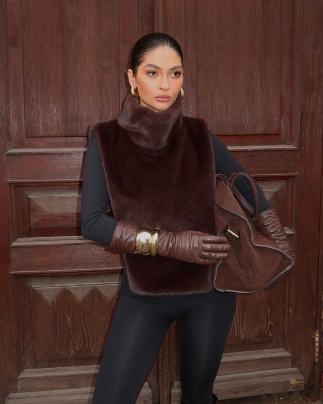 WW | Pelz Rollkragenweste - Damen - Weich und Elegant mit Luxuriösem Aussehen