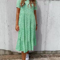 WW | Kurzarmkleid mit Blumenmuster