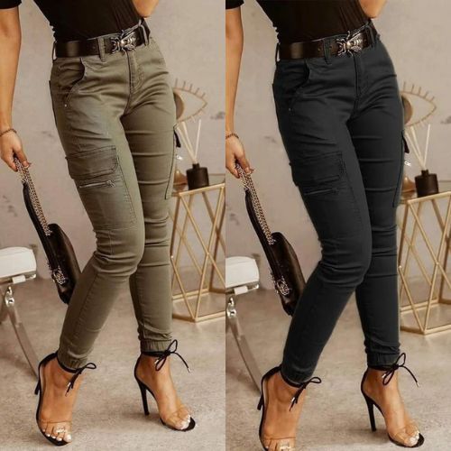W&W Mode | Trendy Cargo-Jeans für Damen – Modern und Bequem
