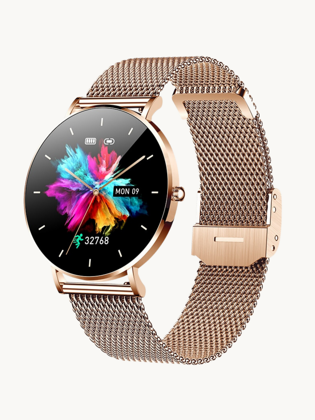 W&W Mode | Ultra Dünne Elegante Damen Smartwatch
