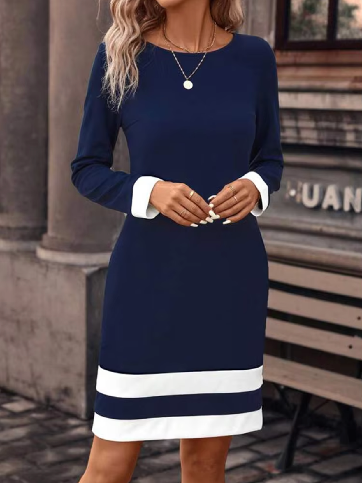WW | Stylisches Langarmkleid