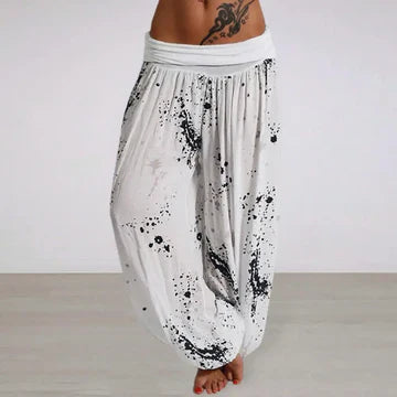 WW | Frauen Tie Dye Bedruckte Hose