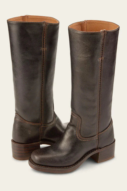 WW | Stilvolle Damen Schuhe Lange Stiefel