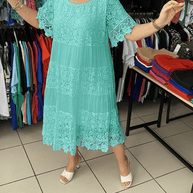 WW | Stilvolles Kleid Mit Feiner Spitzenverzierung