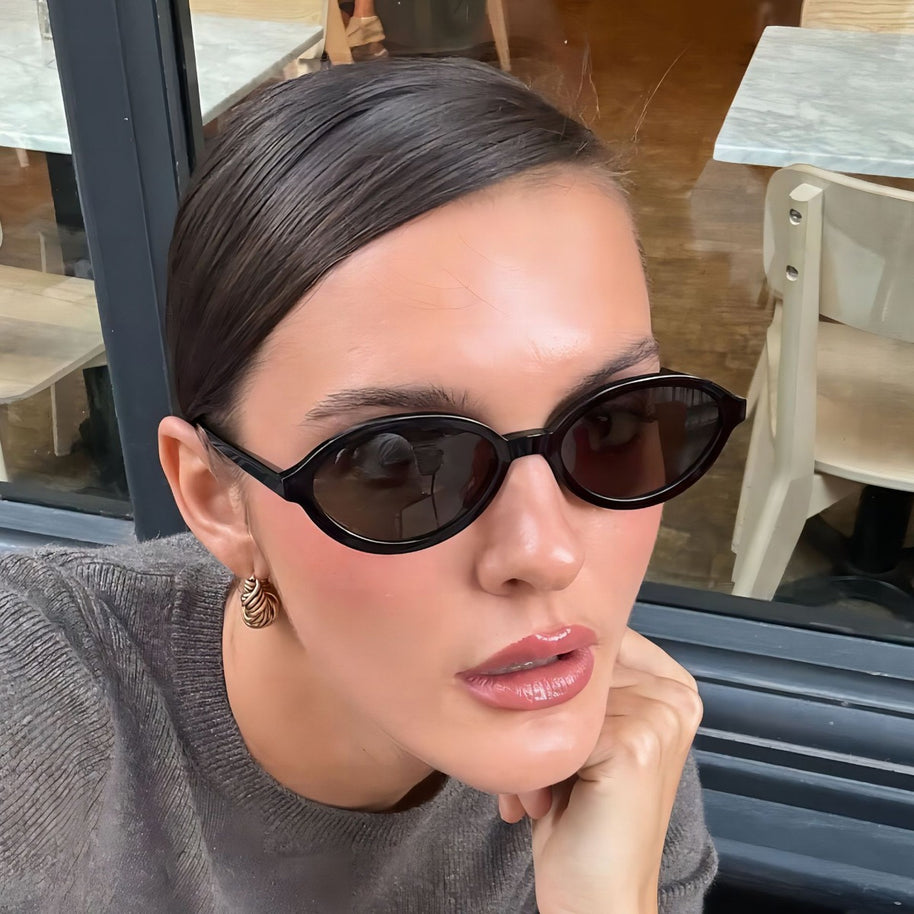 W&W | Ovale Sonnenbrille mit kleinem Rahmen