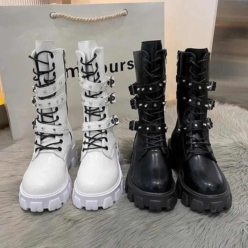 WW | Damen Punk Stiefel