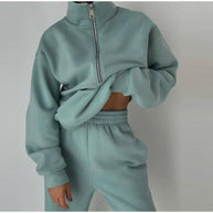 WW-Sweatshirt und Hose für Damen bekleidung mit Reiß verschluss