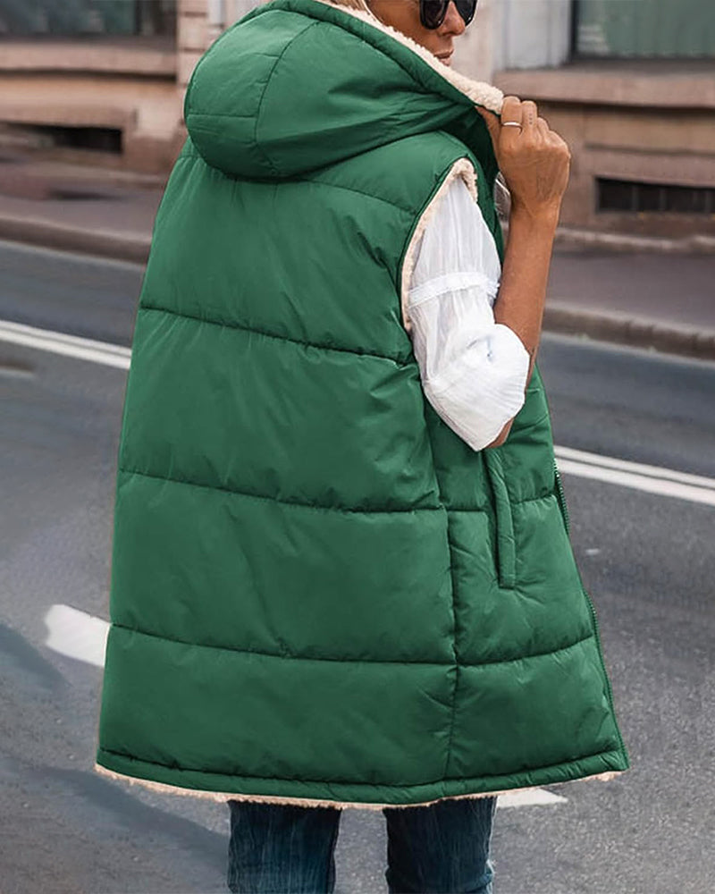 Thermoweste mit Kapuze