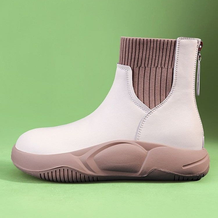 W&W Mode | Klassische Stiefelette mit niedrigem Absatz