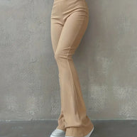 WW | Taille Ribcord Schlaghose - Trendy Damen Alltagshose