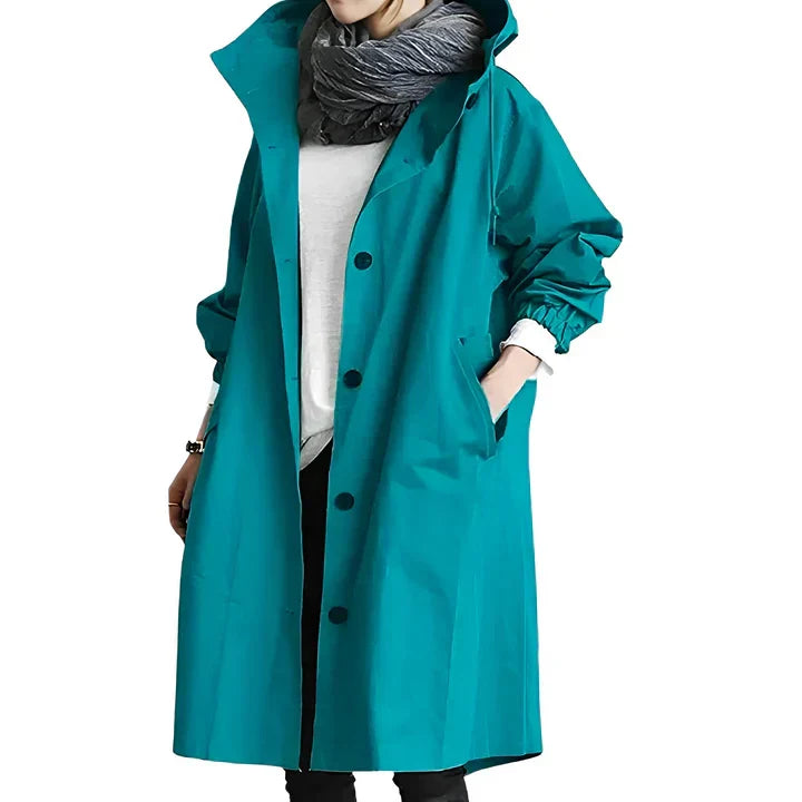W&W Mode Wasserdichte Regenjacke Mit Kapuze Für Damen | Perfekt Für Outdoor-Aktivitäten