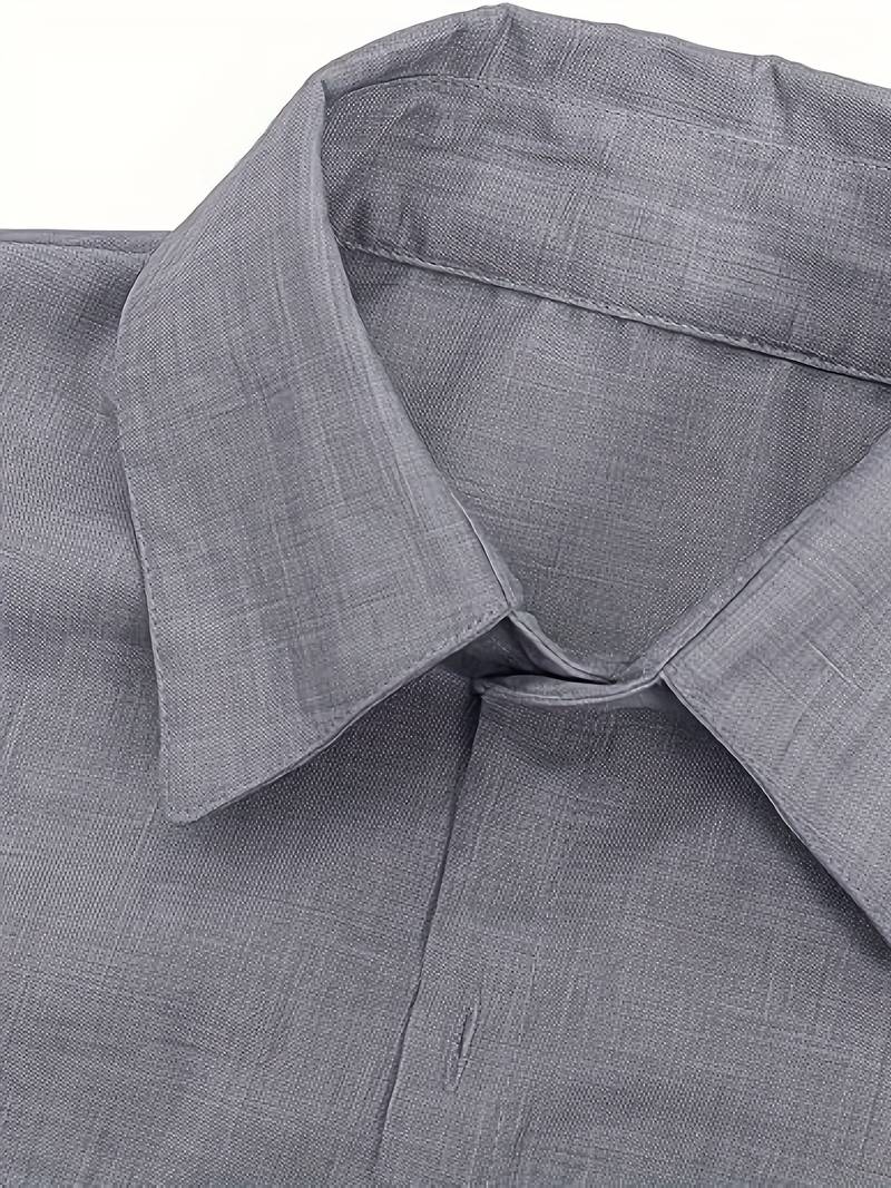 W&W Mode | Klassisches Lässiges Kurzarmhemd Mit Knöpfen Für Herren