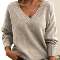 WW | Winterpullover mit V Ausschnitt für Damen