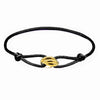 Schwarzes Seil Gold