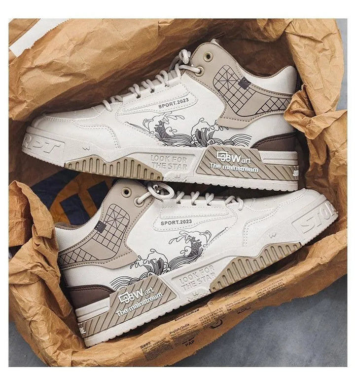 Herren Sneaker mit Mesh-Futter und Gummisohle