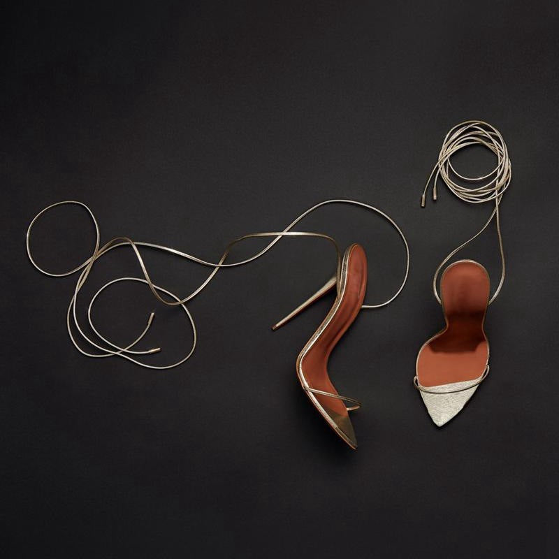 Damen Stiletto-Sandalen mit Knöchelriemen
