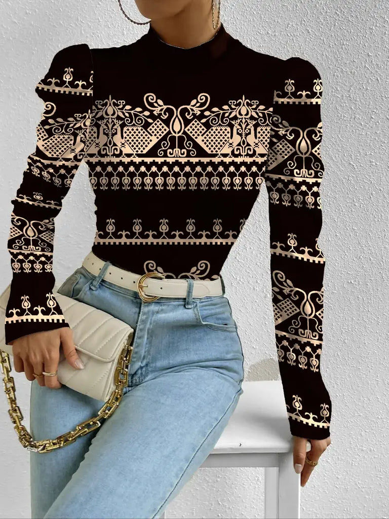 WW | Top Satin Blumen