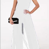WW | Einfarbiger Damen Jumpsuit Aus Milchseide