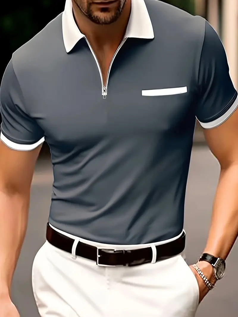W&W Mode | Atmungsaktives Golfshirt Im Regular Fit Für Herren