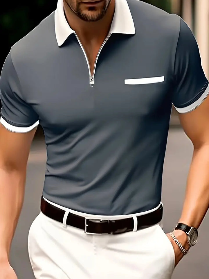 W&W Mode | Atmungsaktives Golfshirt Im Regular Fit Für Herren