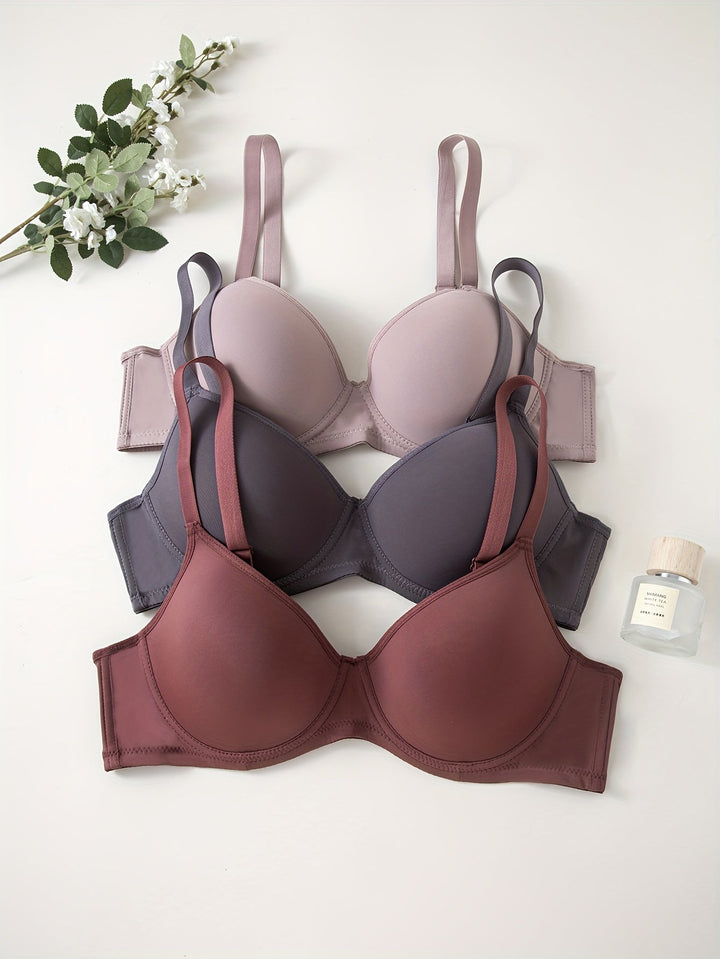 W&W Mode | 3 Teilig Nahtlos Anti Ablehnung Push up Bh